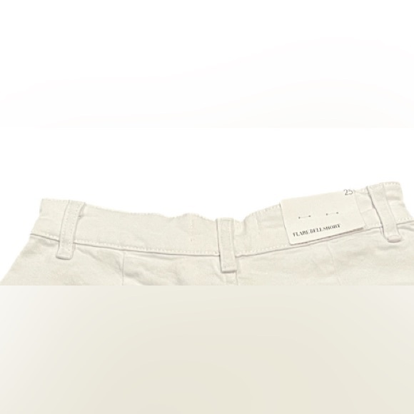 We Wore What White Denim Flare Short - Picture 5 of 8